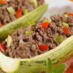 Aprenda a Fazer uma Abobrinha Recheada com Carne Moída