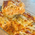 Gratinado de Batata com Frango Desfiado
