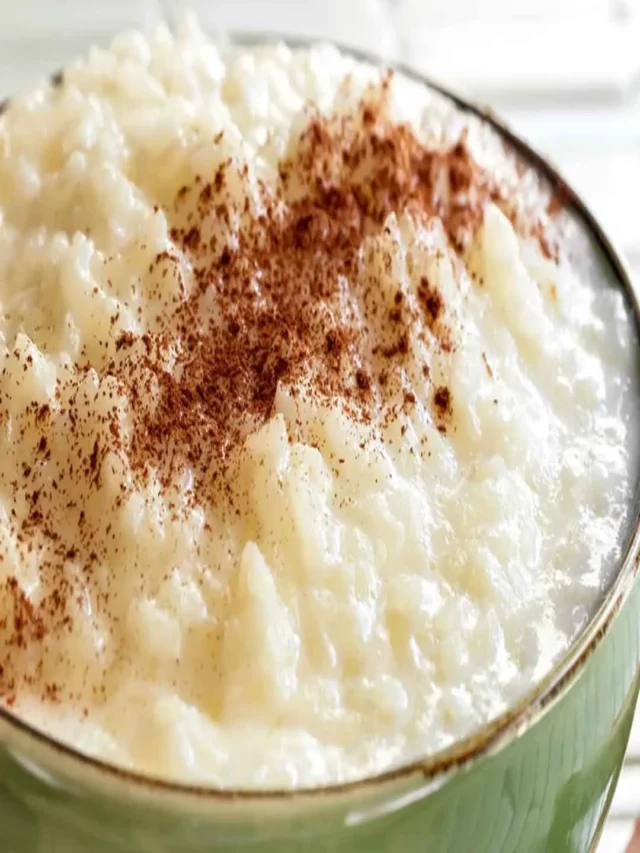 Arroz Doce Tradicional com Leite Condensado