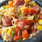 Arroz de Linguiça: Sua Janta Saborosa e Rápida
