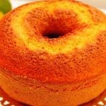 Bolo de Fubá com Laranja