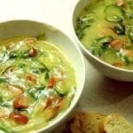 Caldo Cremoso de Legumes com Frango e Bacon