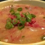 Caldo de mandioca com carne seca, super cremosa para aqueles dias de frio