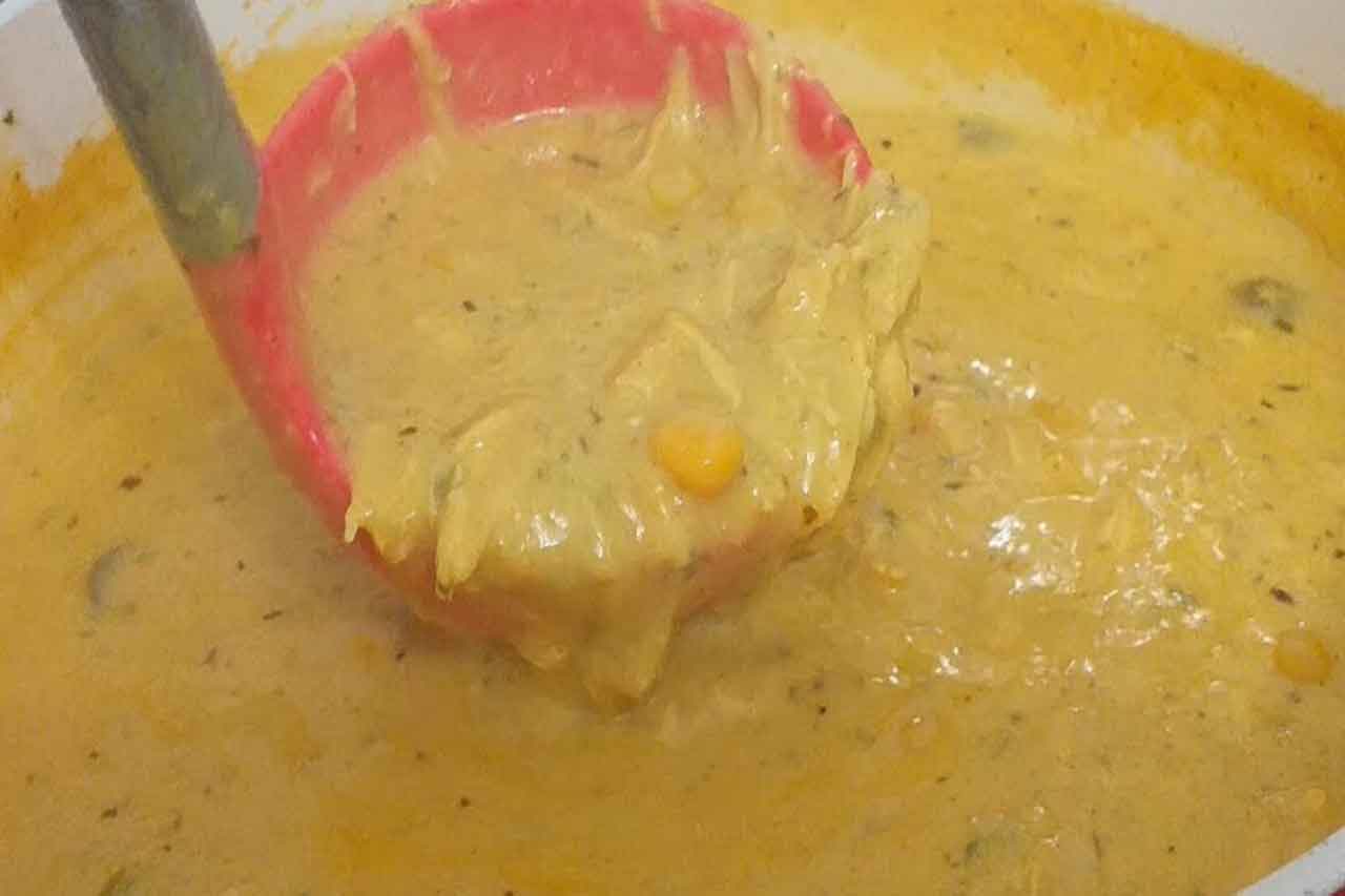 Creme de Galinha com Maizena