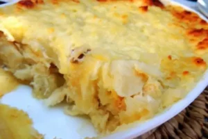 Receita de Escondidinho de Bacalhau