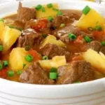 Sopa de costela com mandioca