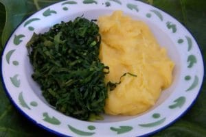 Receita de Taioba com Angu