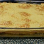 Torta de Mandioca com Carne Moída