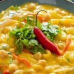 Receita de Moqueca de Grão-de-Bico