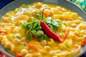 Receita de Moqueca de Grão-de-Bico 1 Receita de Moqueca de Grão-de-Bico