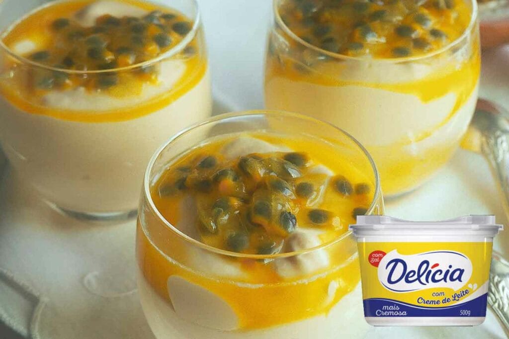 Arroz Doce Cremoso de Maracujá com Margarina Delícia 1 Arroz Doce Cremoso de Maracujá com Margarina Delícia