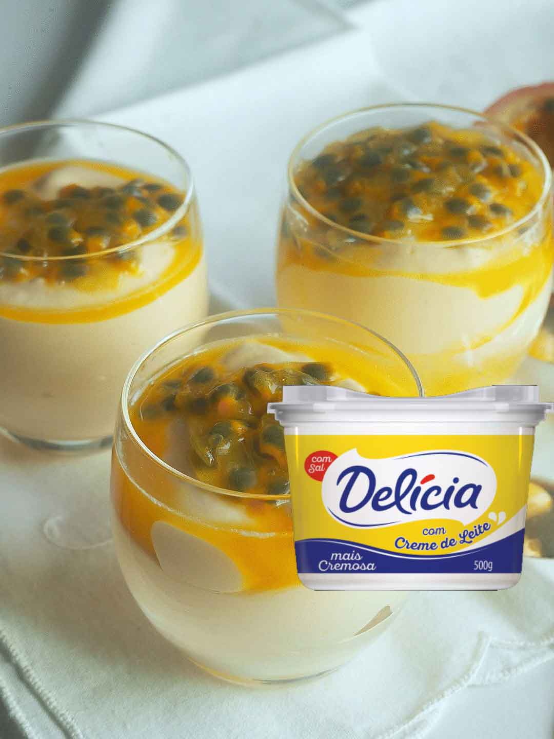 Arroz Doce Cremoso de Maracuja com Margarina Delicia ws1