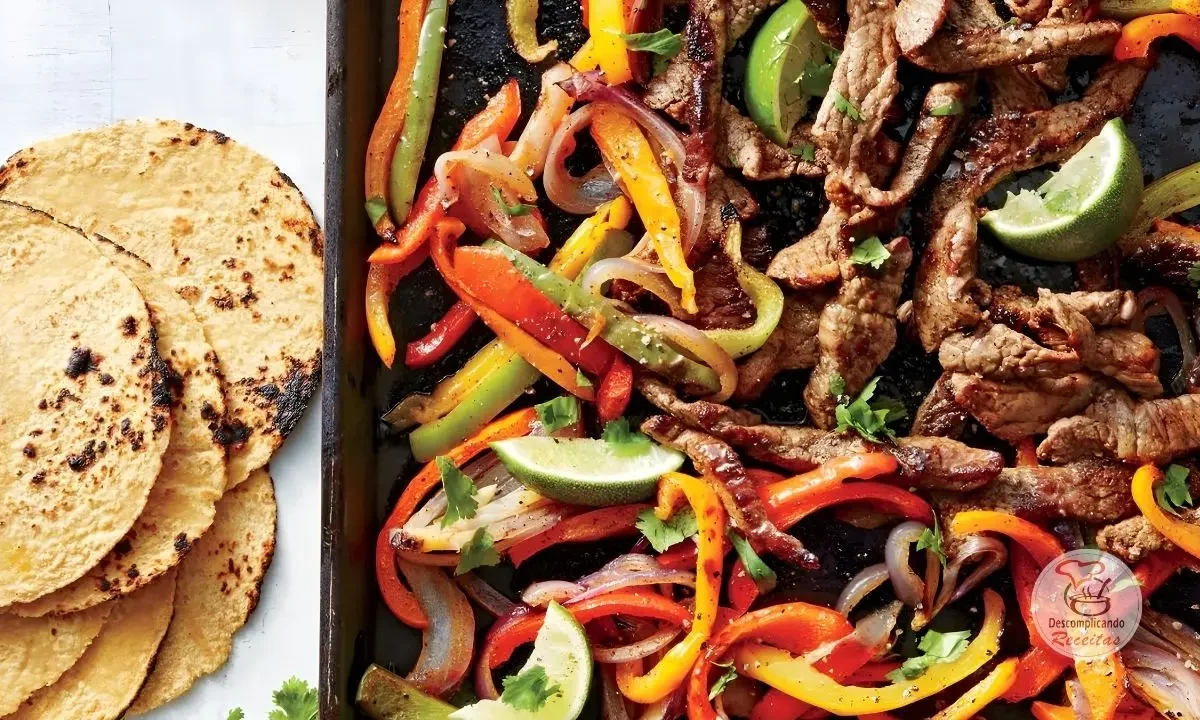 Fajitas Tex-Mex Autênticas: Sabor da Fronteira EUA-México!