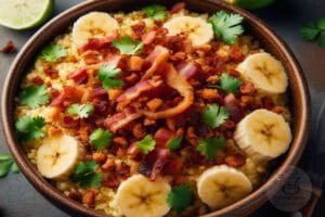Farofa de Bacon e Banana