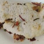 Tapioca de carne de sol com requeijão