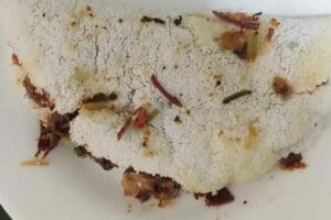 Tapioca de carne de sol com requeijão