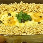 Fricassé de Pernil com Creme de Milho