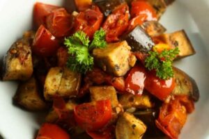 Aprenda a descongelar caponata de berinjela