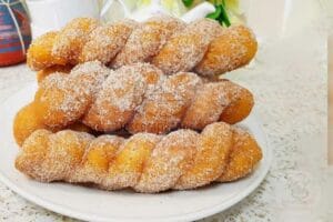 Receita de Rosquinha Torcida de Algodão