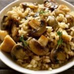 Risoto de Cogumelos com Toque de Ervas