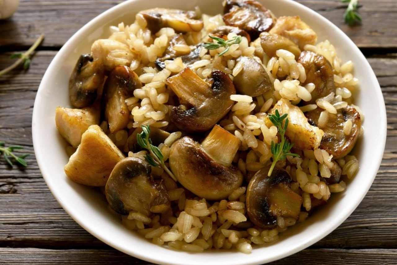 Risoto de Cogumelos com Toque de Ervas