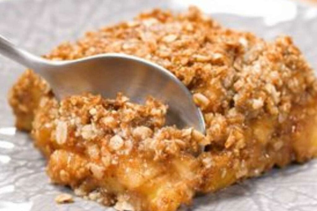 Torta de Maçã com Crumble Crocante