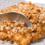 Torta de Maçã com Crumble Crocante