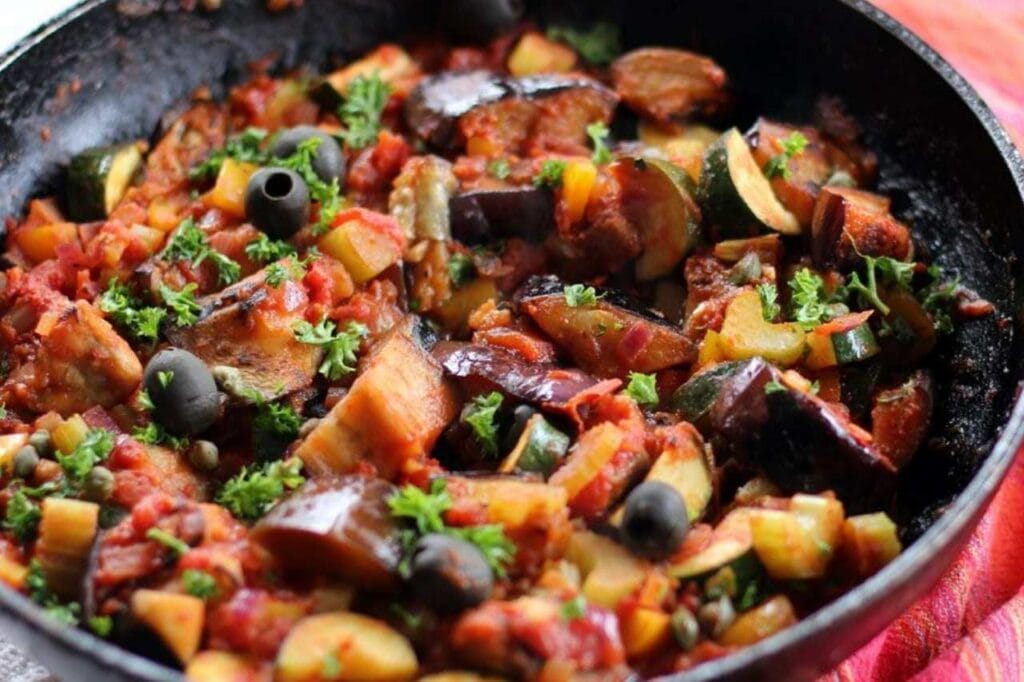 Receita de Caponata de Berinjela