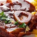 Receita de ossobuco com molho de ameixa da Ana Maria Braga