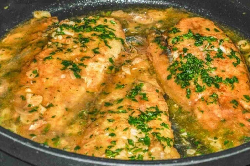 Filé de tilápia cremoso ao forno