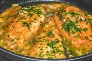 Filé de tilápia cremoso ao forno