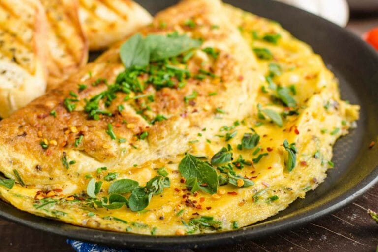 Receita de omelete para seu jantar