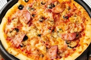 Receita de pizza de liquidificador