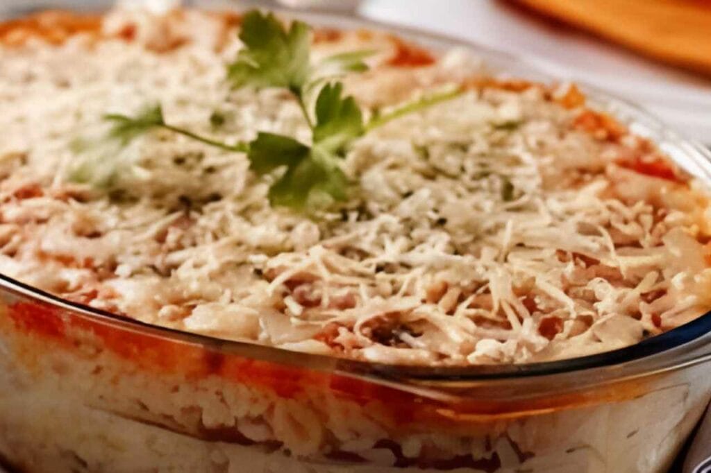 Arroz à Parmegiana