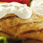 Frango Grelhado com Molho de Gorgonzola