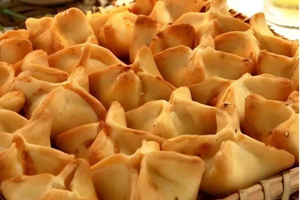 Trouxinhas de Presunto e Queijo 1 Trouxinhas de Presunto e Queijo