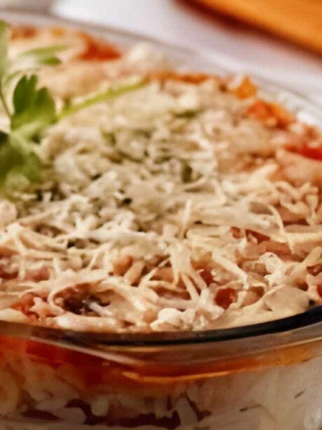 Arroz à Parmegiana