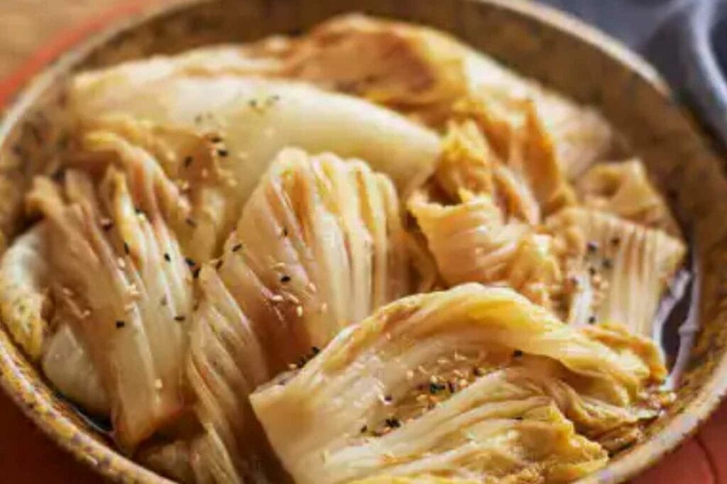 Acelga Marinada com Shoyu e Gengibre