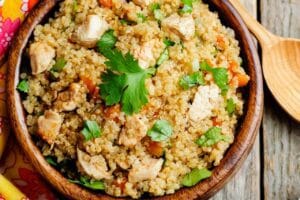 Salada de Frango com Quinoa