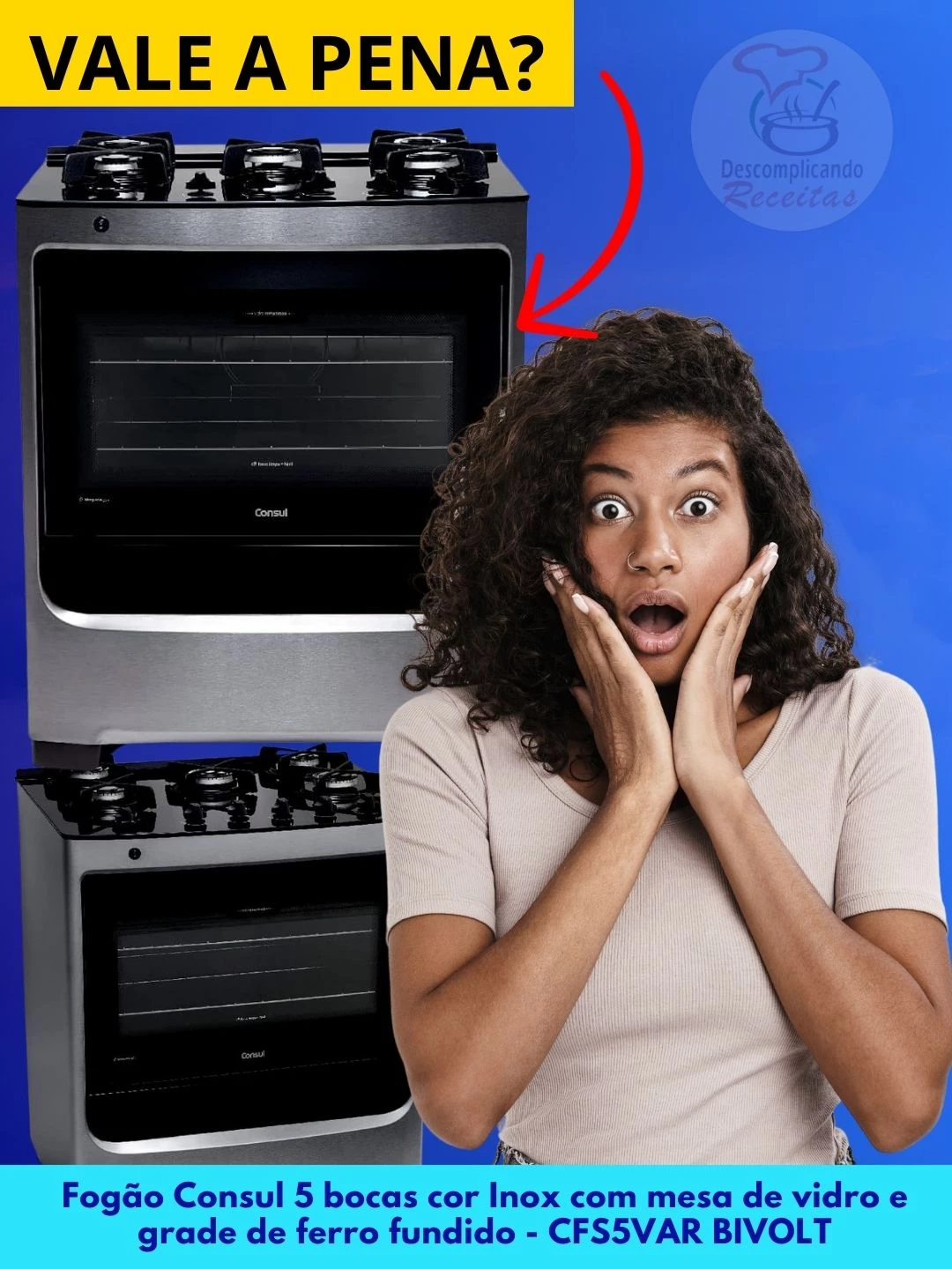 Descubra o Fogão Consul 5 Bocas Facilidade, Versatilidade e Eficiência na sua Cozinha