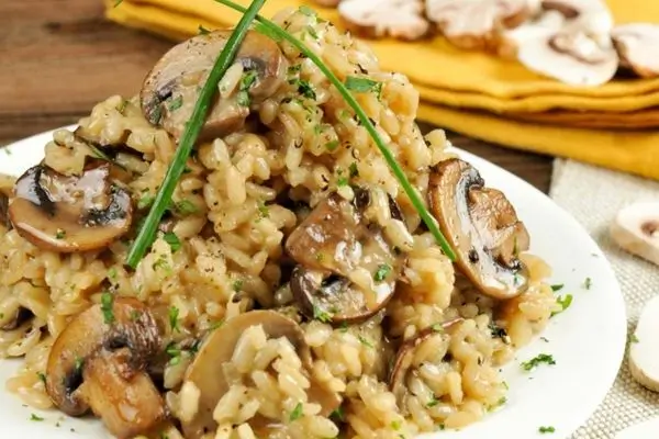 Risoto de Cogumelos