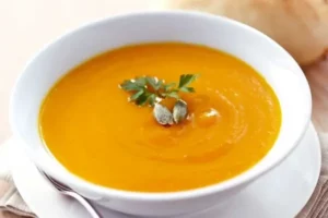 Sopa de Abóbora com Gengibre