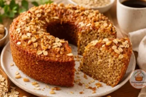Bolo de Amendoim e Aveia Fit que Vicia