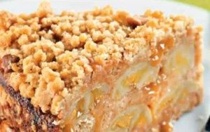 Cuca de banana vegana