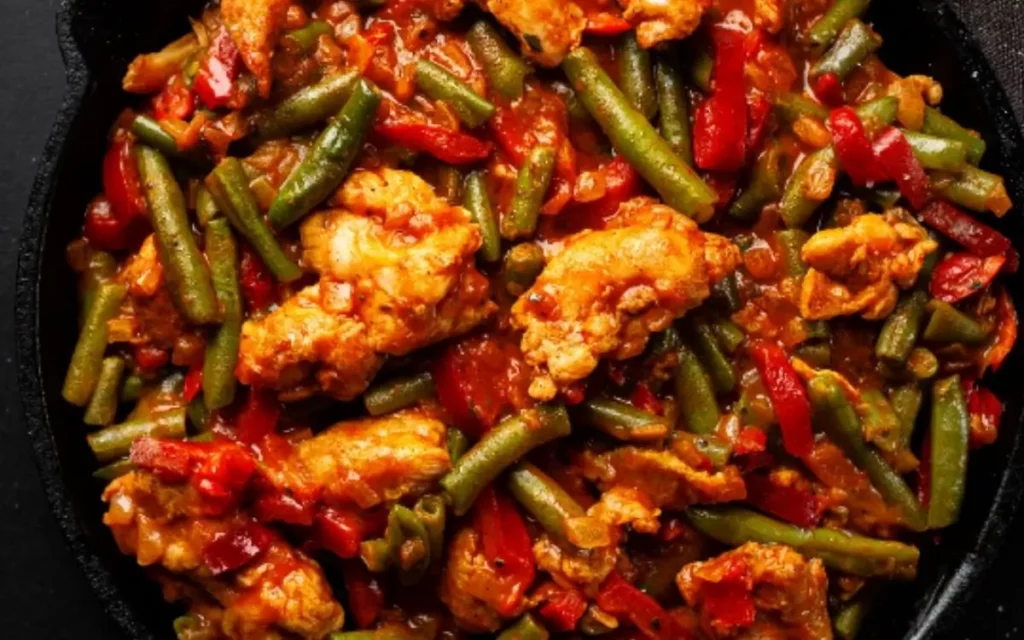 Frango com Quiabo e Tomate