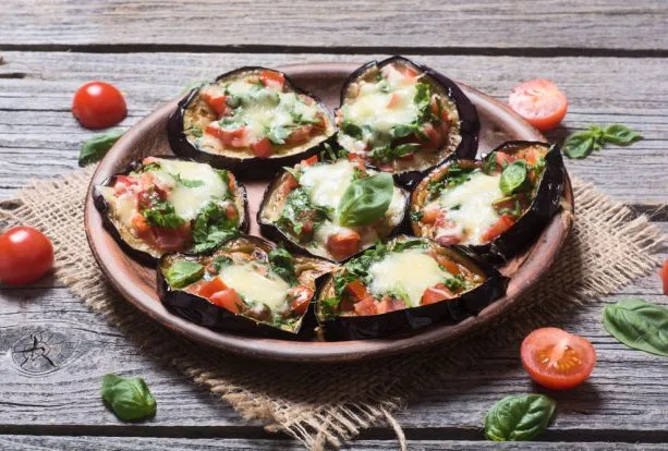 Mini Pizzas de Berinjela