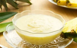 Mousse de abacaxi sem açúcar