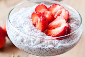 Receita de Pudim de Chia