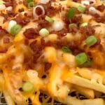 Batata Frita com Queijo e Bacon