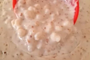 Canjica Cremosa com Amendoim